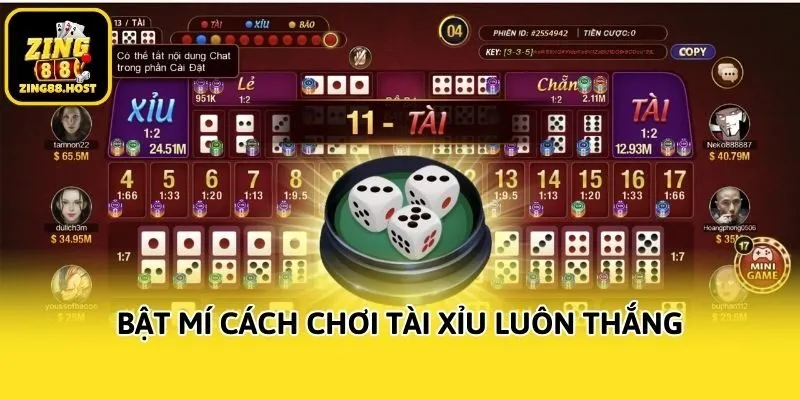 Bật mí cách chơi tài xỉu luôn thắng