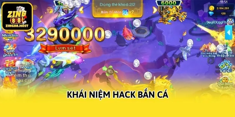 Khái niệm hack bắn cá